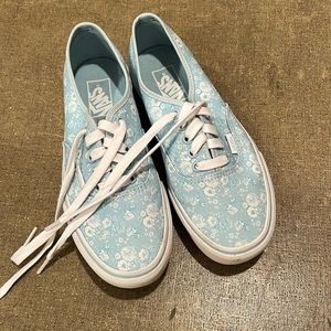 Vans floral low tops